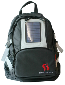 1.35 W Solar Black Back-Pack