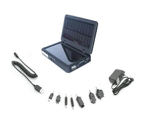 Solar Charger, 1.54W, 2.800mAh Battery