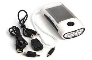 Solar Flashlight charger radio